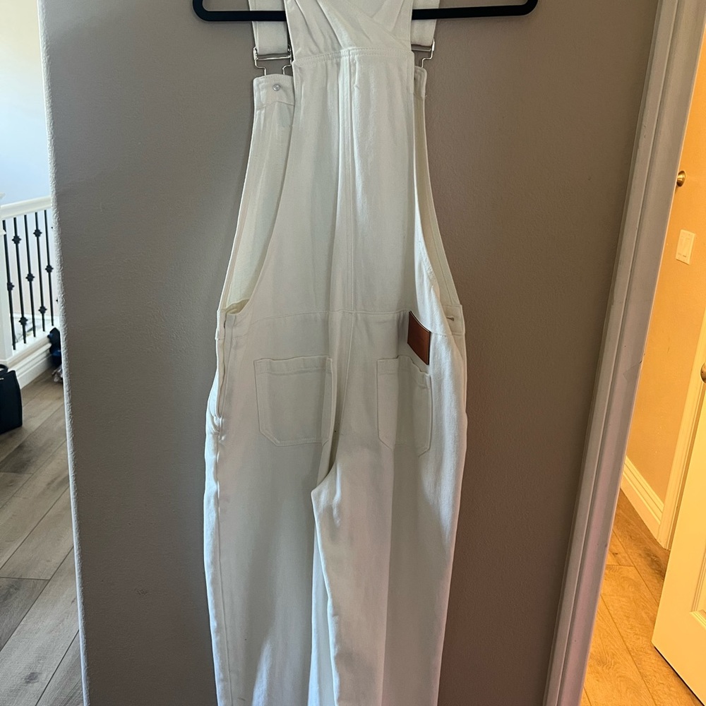 Princess Polly White Overalls - Picture 2 of 4